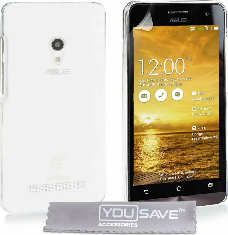 YouSave Accessories Hard Case Crystal Clear (Zenfone 5)
