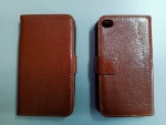 Side Flip Cover Brown (iPhone 4/4S)