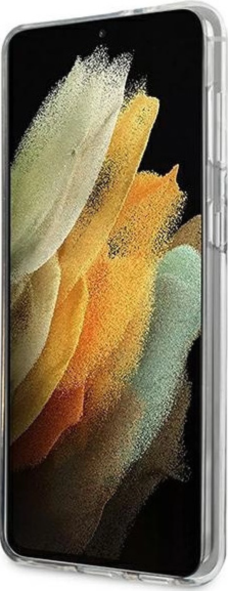 Guess Glitter Gradient Script Back Cover Light Blue (Galaxy S21+ 5G)