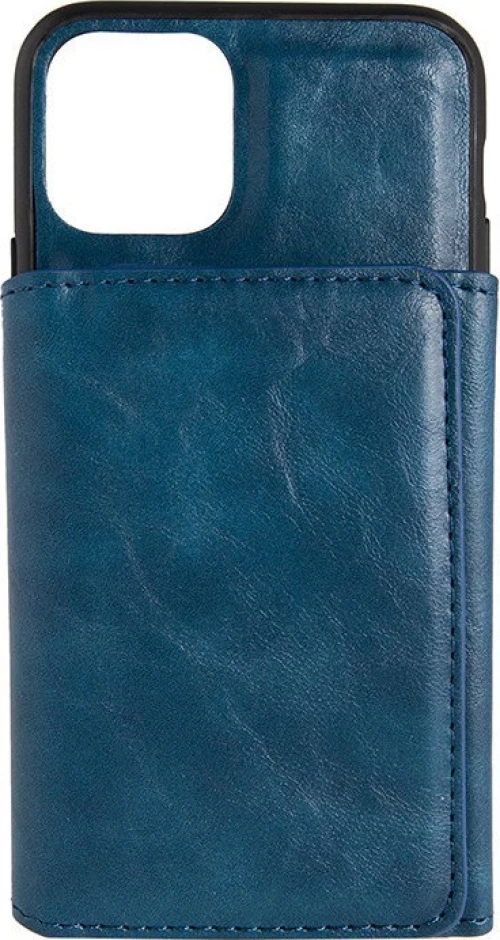 ΘΗΚΗ ΠΟΡΤΟΦΟΛΙ ΣΥΝΘΕΤΙΚΟ ΔΕΡΜΑ ΜΠΛΕ ΓΙΑ IPHONE 11 WALLET CASE 100.731