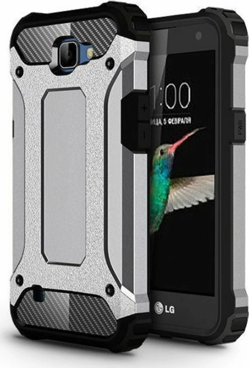 Hybrid TPU/Plastic Γκρι (LG K4)