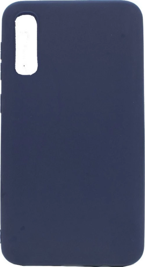 Θήκη σιλικόνης TPU Ultra Slim 0.3mm soft υφή matte για Samsung A50 - σκούρο μπλέ
