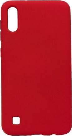 Θήκη σιλικόνης TPU Ultra Slim 0.3mm soft mat για Samsung A10 - κόκκινο