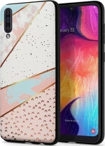 Back Cover Σιλικόνης Lines (Galaxy A50)