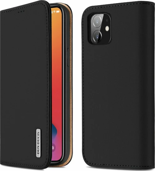 Dux Ducis Wish Wallet Δερμάτινο Μαύρο (iPhone 12 mini)