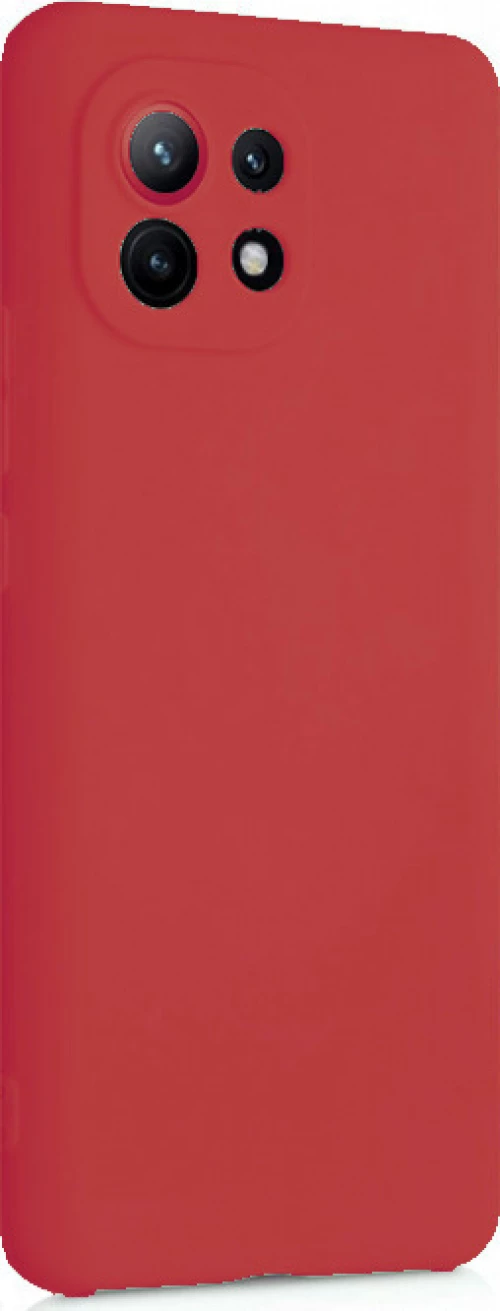 Xiaomi Mi 11 Lite TPU Silicone Back Cover Case Red (oem)