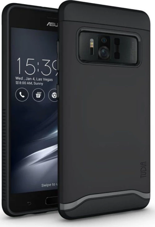 Tudia Merge Back Cover Μαύρο (Asus ZenFone AR ZS571KL)