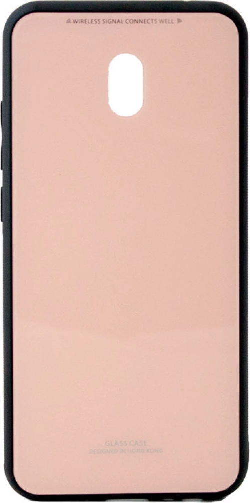 Forcell Glass Back Cover Ροζ (Redmi 8A)