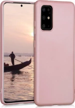 Samsung Galaxy S20+ Soft Flexible Shock Absorbent Protective Phone Cover - Metallic Rose Gold (oem)