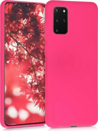 Samsung Galaxy M51 - TPU Silicone Case Soft Flexible Protective Phone Cover -Neon Pink (oem)