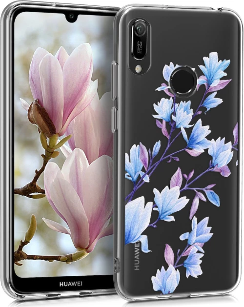 KWmobile Magnolias Back Cover Σιλικόνης (Huawei Y6 2019)