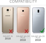 KWmobile Vertical Flip Μαύρο (Galaxy J6+)