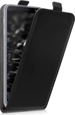 KWmobile Vertical Flip Μαύρο (Galaxy J6+)