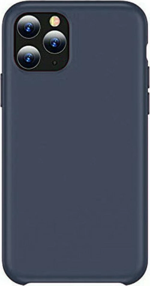 MIDNIGHT BLUE IPHONE 11PROMAX TOTU DESIGN BRILLIANT SERIES SILICONE SOFT TOUCH CASE AAIP-076/11PROMAX/BLUE