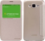 Nillkin Book S-View Sparkle για Samsung J500 Galaxy J5 Gold