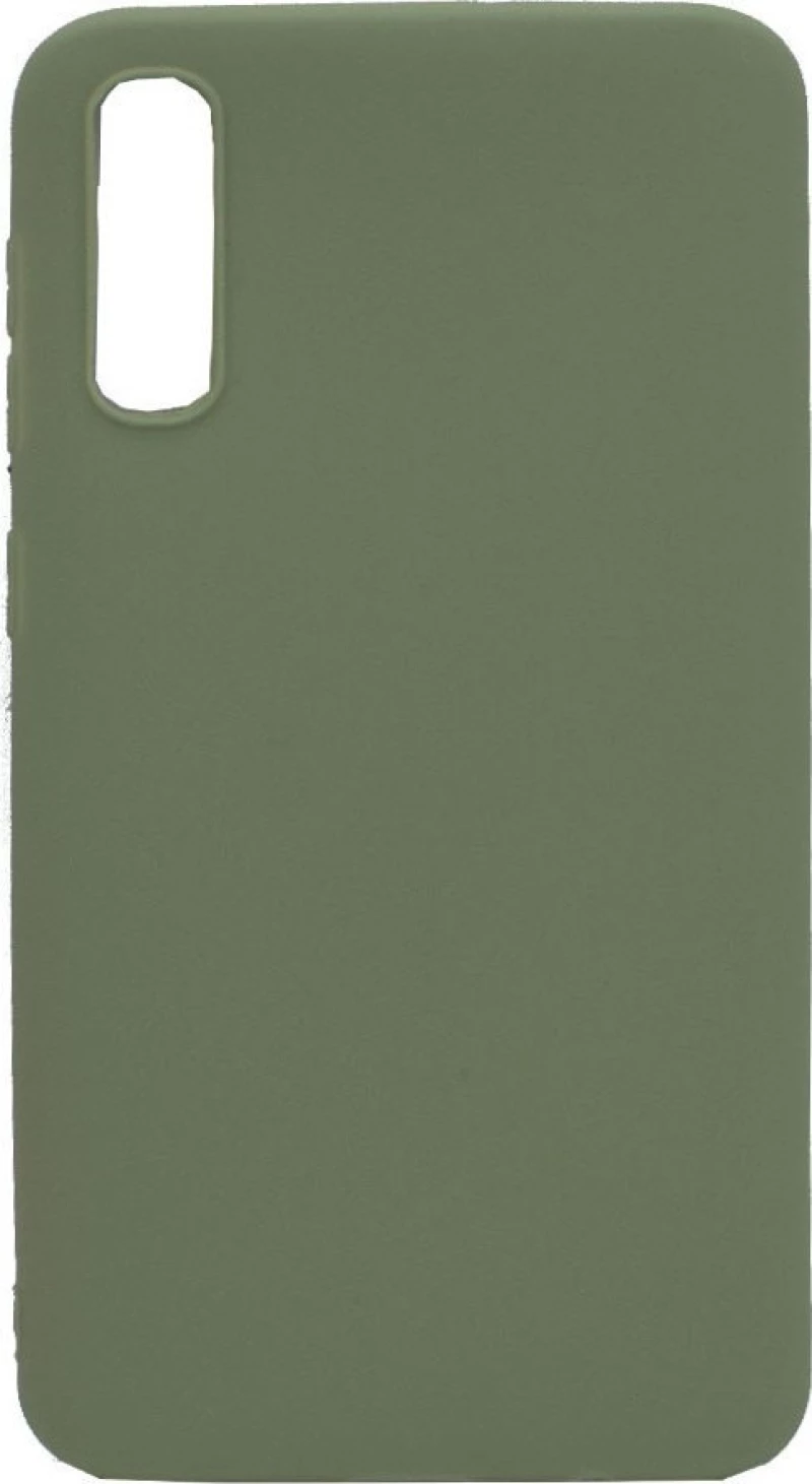 Θήκη σιλικόνης TPU Ultra Slim 0.3mm soft υφή matte για Samsung A50 - πράσινο