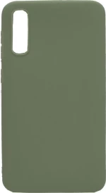 Θήκη σιλικόνης TPU Ultra Slim 0.3mm soft υφή matte για Samsung A50 - πράσινο