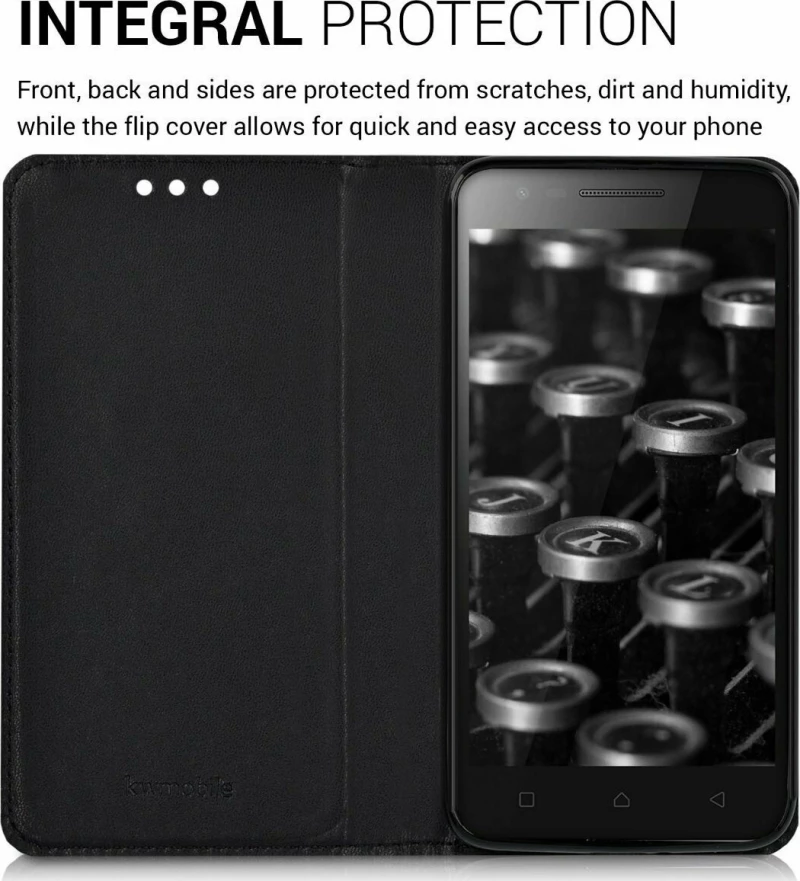 KWmobile Book Mαύρο (Lenovo C2/C2 Power)