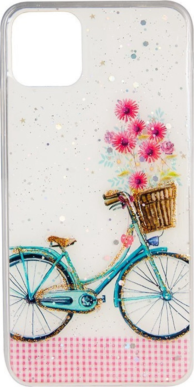 ΘΗΚΗ TPU SILICONE CASE ΓΙΑ IPHONE 11 PRO CLEAR 3D ΜΕ ΣΧΕΔΙΟ ΠΟΔΗΛΑΤΟ 100.373