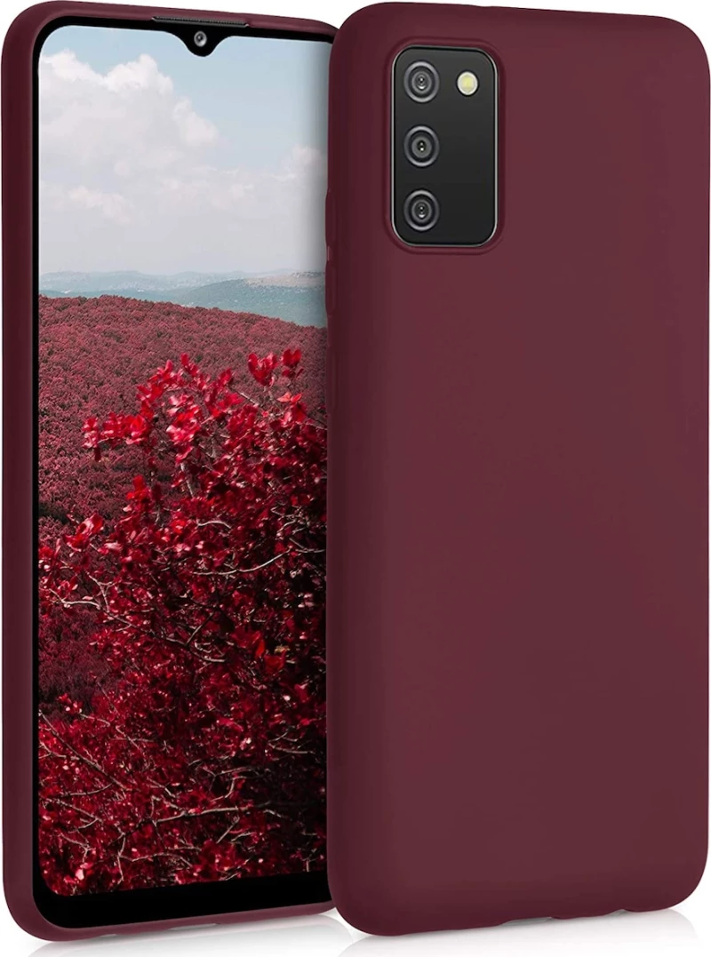 KWmobile Back Cover Σιλικόνης Tawny Red (Galaxy A02s)