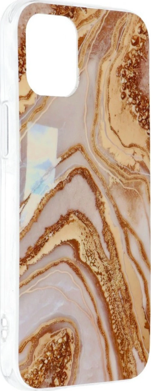 Forcell MARBLE COSMO Case for IPHONE 12 PRO MAX brown design 09
