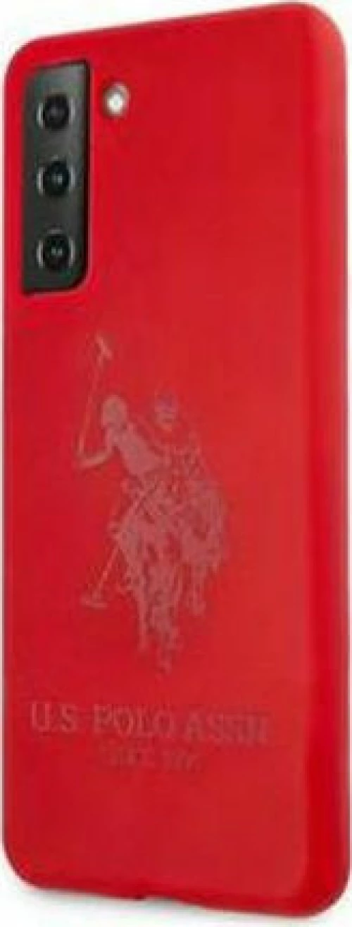 U.S. Polo Assn. Double Horse Back Cover Σιλικόνης Κόκκινο (Galaxy S21+ 5G)