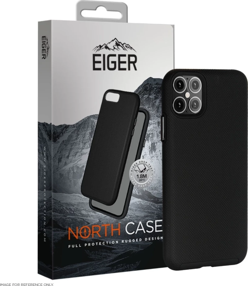 Eiger North Back Cover Πλαστικό / Σιλικόνης Μαύρο (iPhone 12 Pro Max)