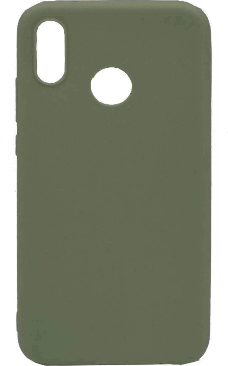 Θήκη σιλικόνης TPU Ultra Slim 0.3mm soft mat για Huawei P20 lite- χακί