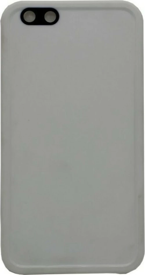 Θήκη σιλικόνης αδιάβροχη για iPhone 6/6S Plus - λευκό