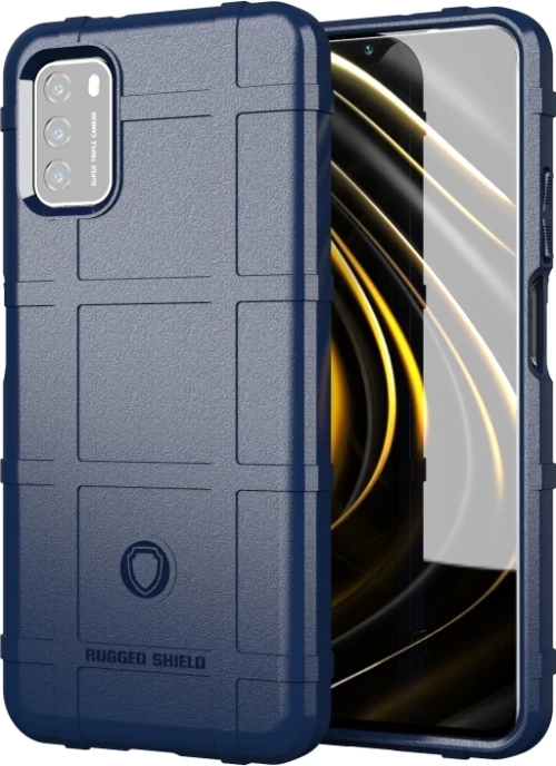 Θήκη Σιλικόνης TPU για Xiaomi Poco M3 Μπλε OEM