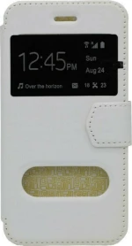 Θήκη flip με Call Display,δυνατότητα απάντησης και STAND για Huawei Mate 10 Lite - λευκό