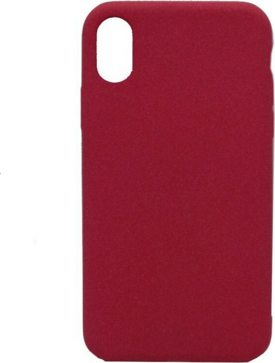 Θήκη σιλικόνης TPU Ultra Slim 0.3mm soft υφή mat για iPhone X/Xs - Ροζ