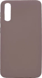 Θήκη σιλικόνης TPU Ultra Slim 0.3mm soft υφή matte για Samsung A50 - καφέ