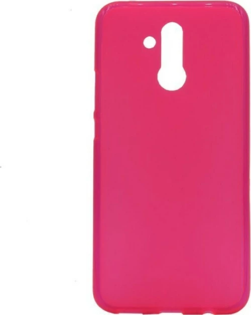 Θήκη TPU με διάφανη mat πλάτη για Huawei Mate 20 Lite - ροζ