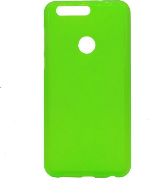 Θήκη TPU με διάφανη mat πλάτη για Huawei Honor 8 - πράσινο