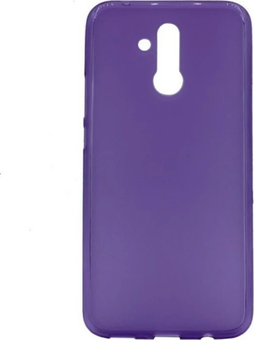 Θήκη TPU με διάφανη mat πλάτη για Huawei Mate 20 Lite - μωβ