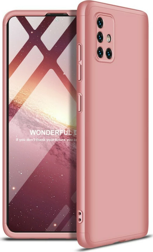 SILICONE CASE SOFT TOUCH SAMSUNG GALAXY A51 METALLIC PINK 100.0488