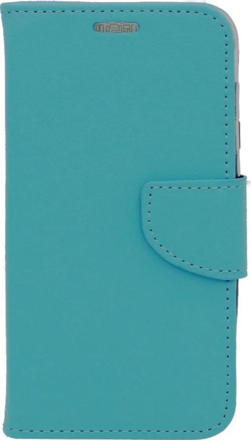 Θήκη flip με υποδοχή καρτών και δυνατότητα STAND για Samsung A71 - τιρκουάζ