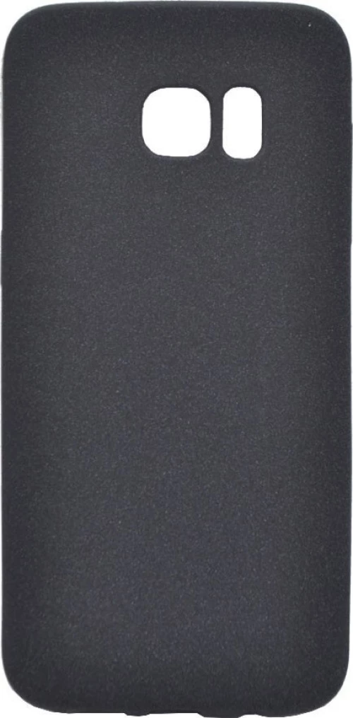 Θήκη σιλικόνης TPU Ultra Slim 0.3mm soft υφή mat για Samsung S7 Edge - μαύρο