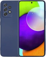 Θήκη σιλικόνης TPU Ultra Slim 0.3mm soft mat για Samsung Galaxy A52 - σκούρο μπλε