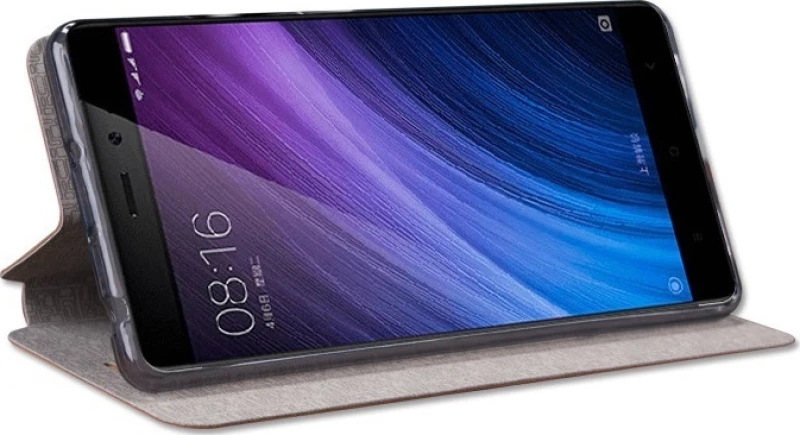 Mofi Book Δερμάτινο Καφέ (Xiaomi Redmi 4)