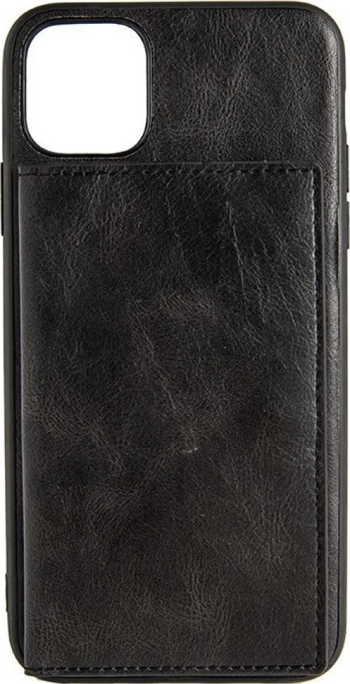 ΘΗΚΗ ΠΟΡΤΟΦΟΛΙ ΣΥΝΘΕΤΙΚΟ ΔΕΡΜΑ ΜΑΥΡΗ ΓΙΑ IPHONE 11 WALLET CASE 100.757