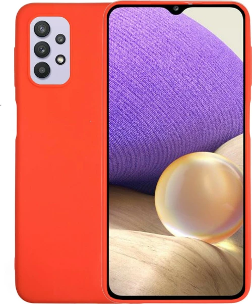 Θήκη σιλικόνης TPU Ultra Slim 0.3mm soft mat για Samsung Galaxy A32 - Κόκκινο
