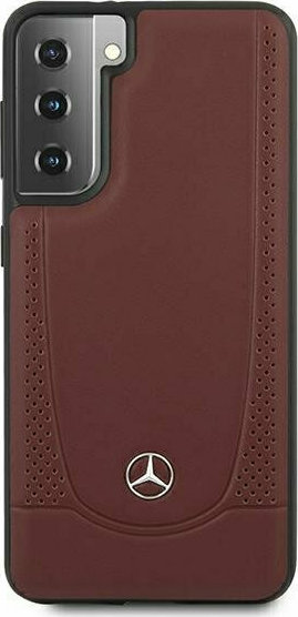 Mercedes-Benz Urban Back Cover Δερμάτινο Κόκκινο (Galaxy S21+ 5G)
