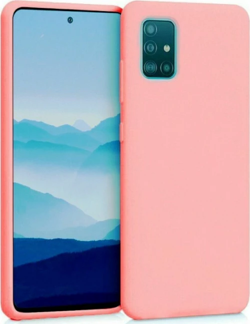 100.0727 SILICONE CASE SOFT TOUCH SAMSUNG GALAXY A71 PINK