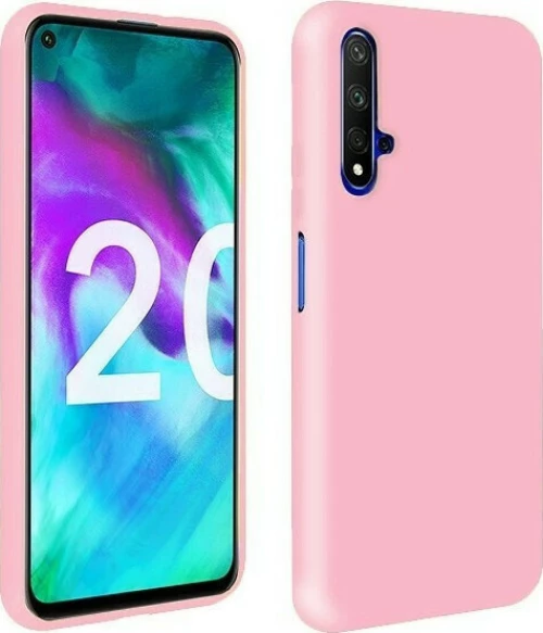 Θήκη Flexible TPU Σιλικόνης για Huawei Honor 20 Nova 5T - Ροζ Matte