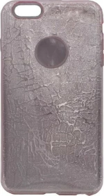 Θήκη TPU με αποσπώμενο ανάγλυφο σχέδιο για iPhone 6/6S Plus - ροζ