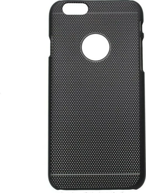 Θήκη πλαστική με σχέδιο 'Dots' για iPhone 6/6S - μαύρο