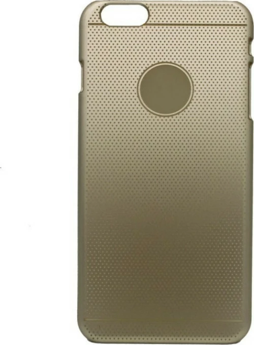 Θήκη πλαστική με σχέδιο 'Dots' για iPhone 6/6S Plus - ροζ χρυσό