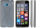 Silicone Διαφανής Μαύρη (Microsoft Lumia 640)